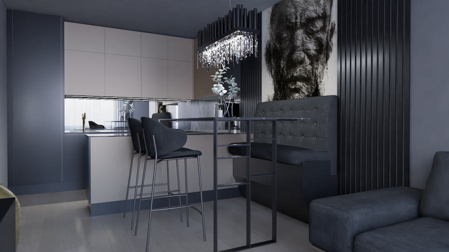 Tamna Kuhinja BK Interijeri